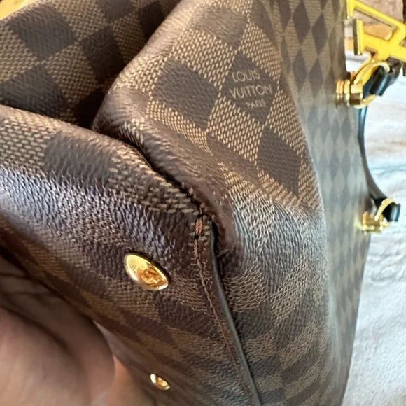 Louis Vuitton Riverside Damier Ebene Satchel Shoulder Bag - Picture 8 of 17
